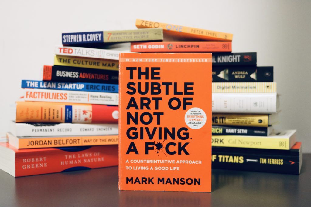 The Subtle Art Of Not Giving A F*ck por Mark Manson.